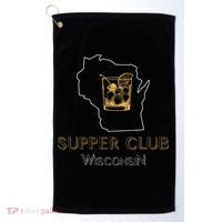 Wisconsin Supper Club And Old Fashioned Golf Towel thumb 0