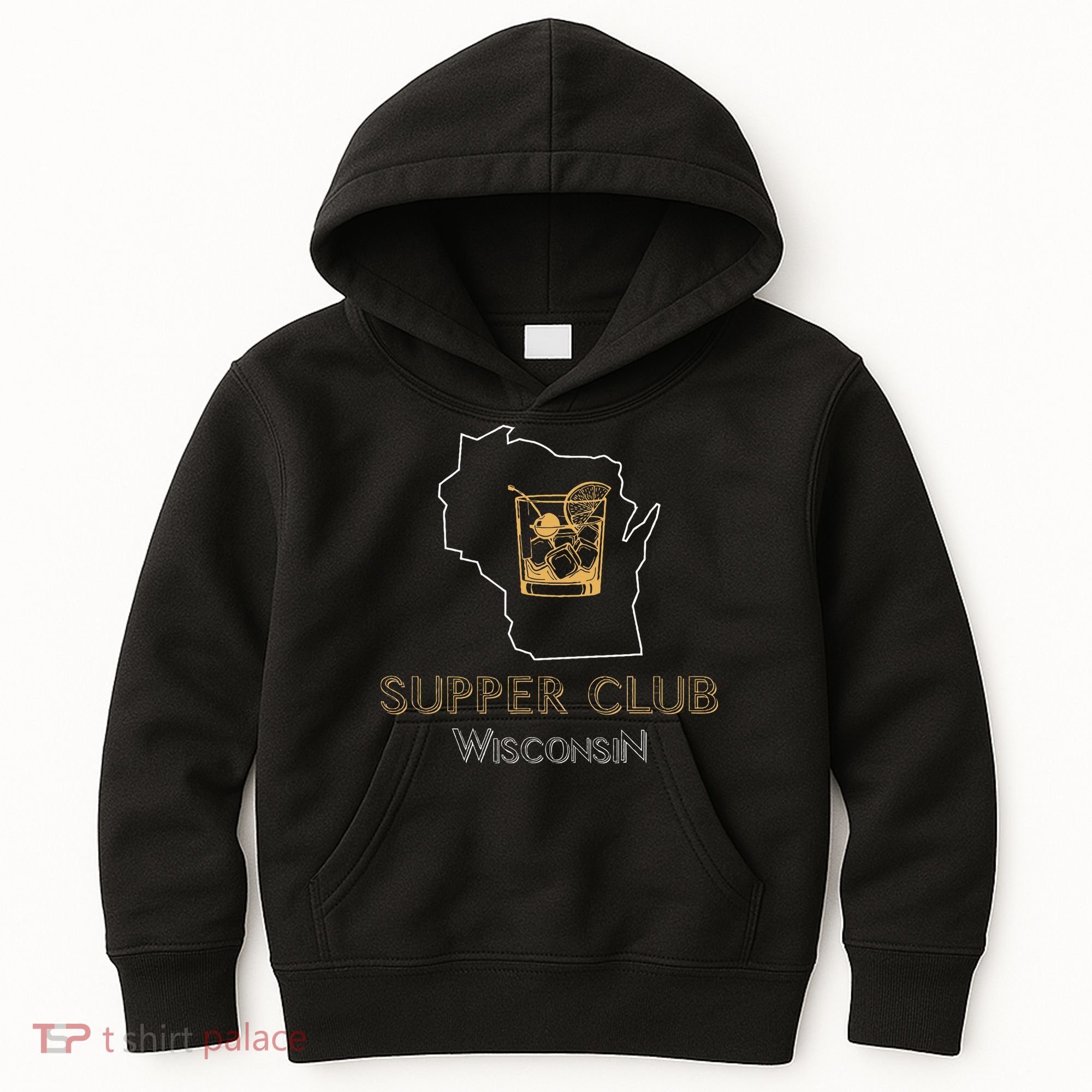 Wisconsin Supper Club And Old Fashioned Kids Hoodie