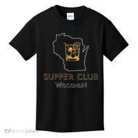 Wisconsin Supper Club And Old Fashioned Kids T-Shirt thumb 0