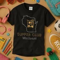 Wisconsin Supper Club And Old Fashioned Kids T-Shirt thumb 3