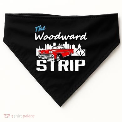Woodward Strip Classic Car USA-Made Doggie Bandana
