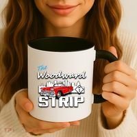 Woodward Strip Classic Car Coffee Mug thumb 3