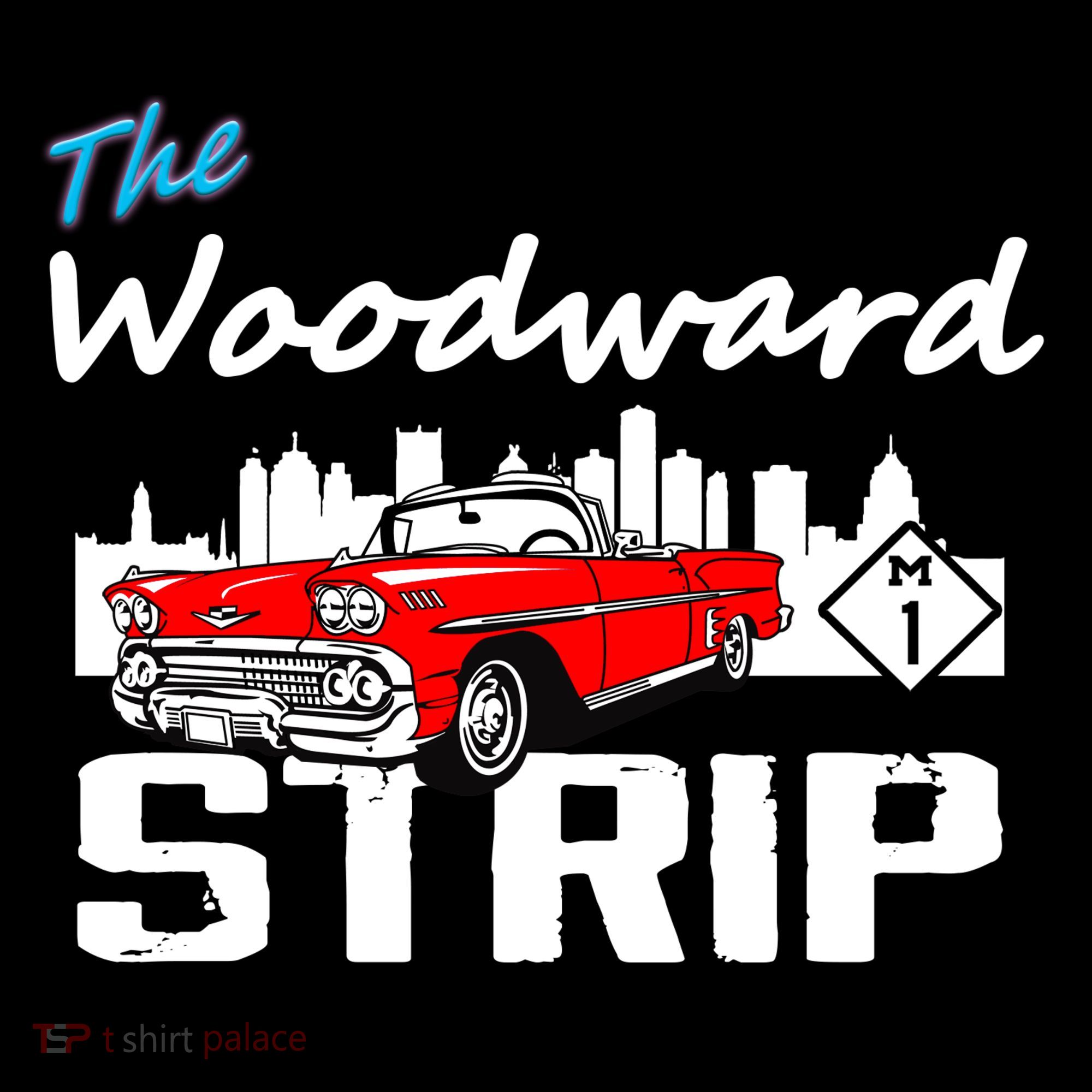 Woodward Strip Classic Car Women's Hoodie