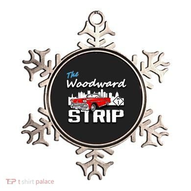 Woodward Strip Classic Car Ornament