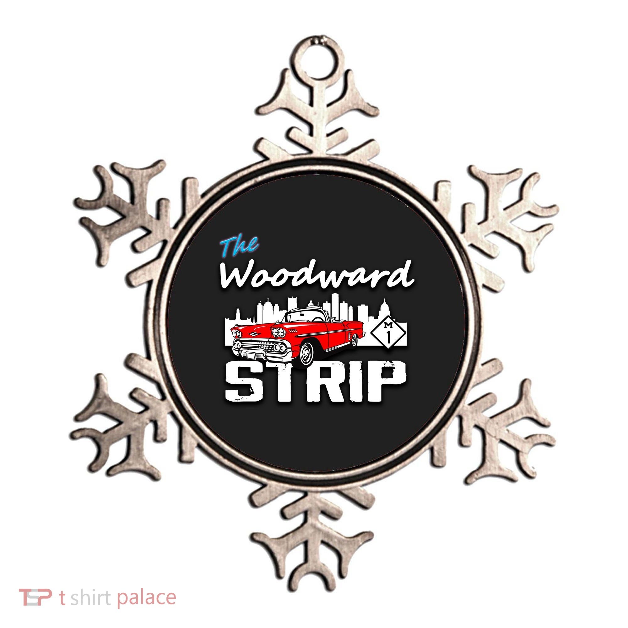 Woodward Strip Classic Car Ornament