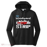Woodward Strip Classic Car Performance Fleece Hoodie thumb 0