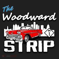 Woodward Strip Classic Car Golf Towel thumb 3