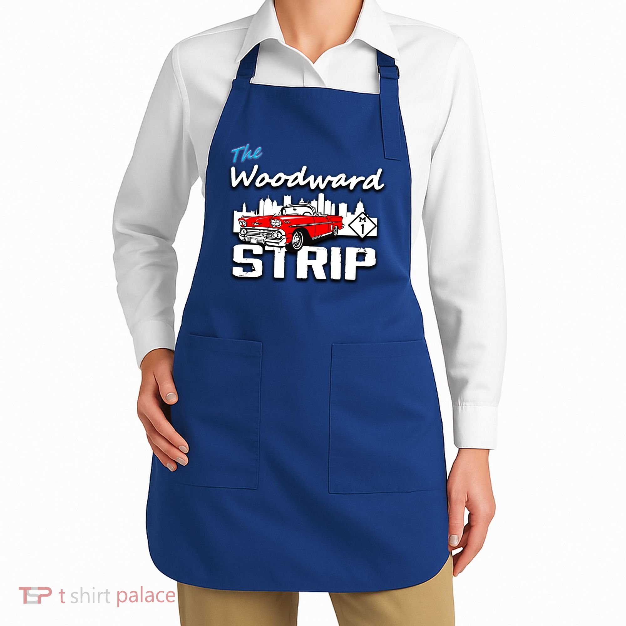 Woodward Strip Classic Car Apron