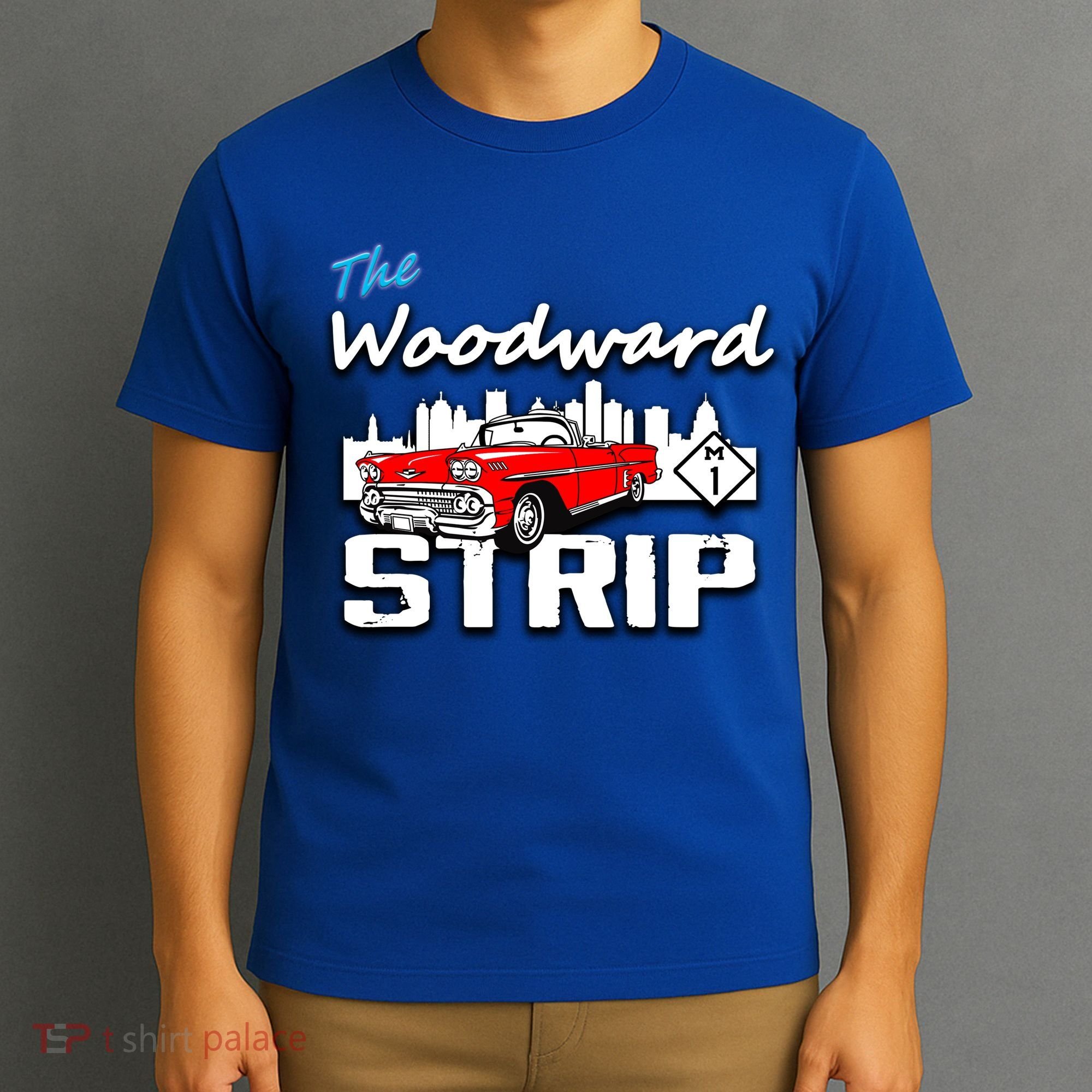 Woodward Strip Classic Car T-Shirt