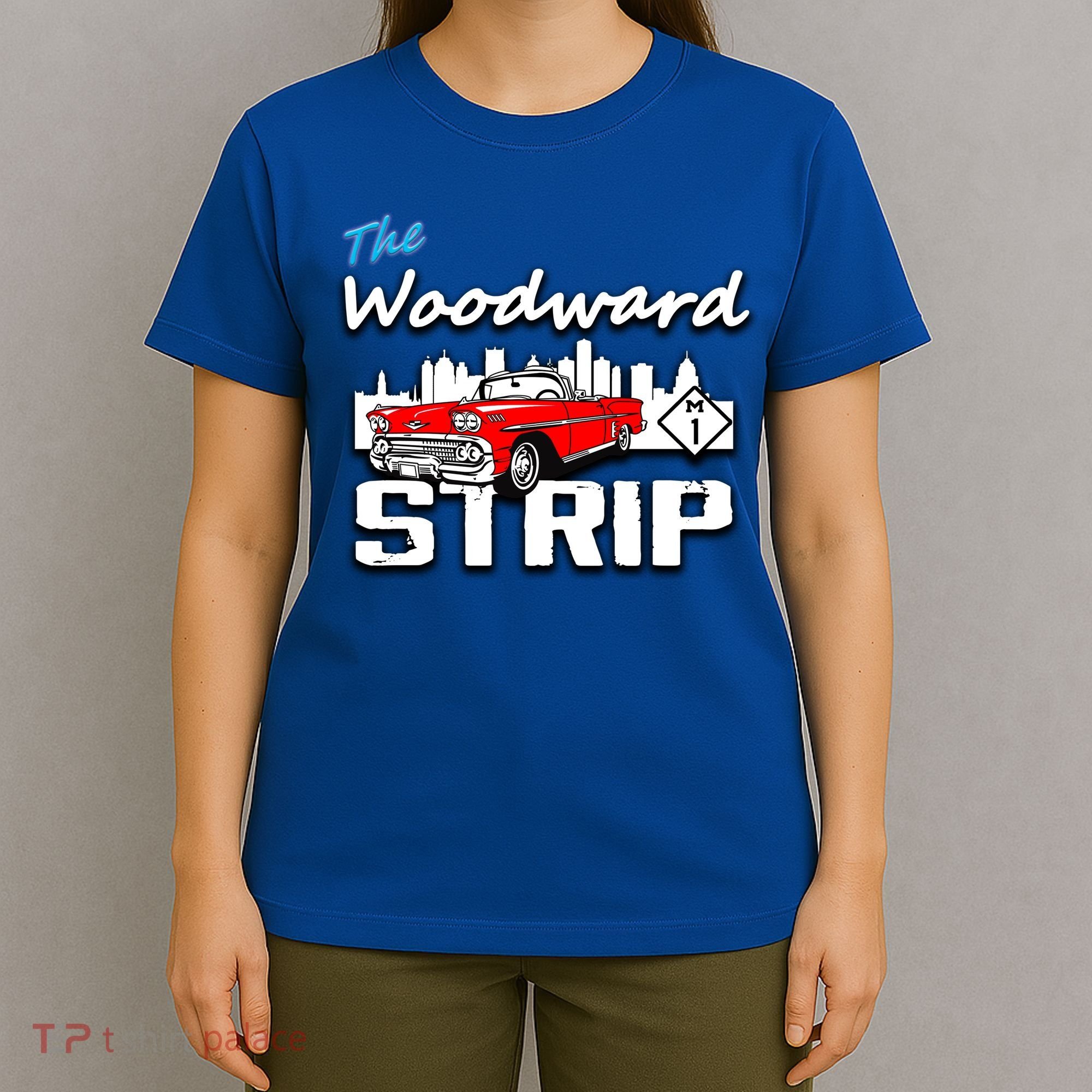 Woodward Strip Classic Car T-Shirt
