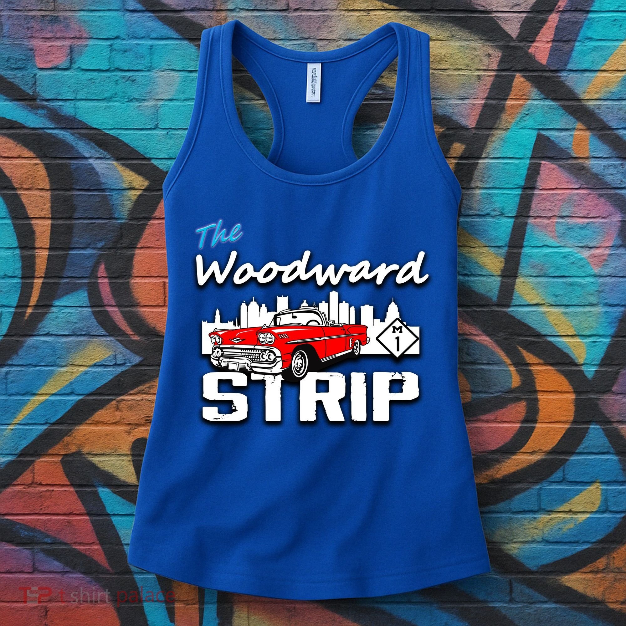 Woodward Strip Classic Car Women's Tank Top
