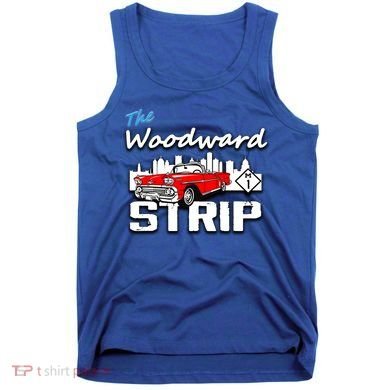 Woodward Strip Classic Car Tank Top