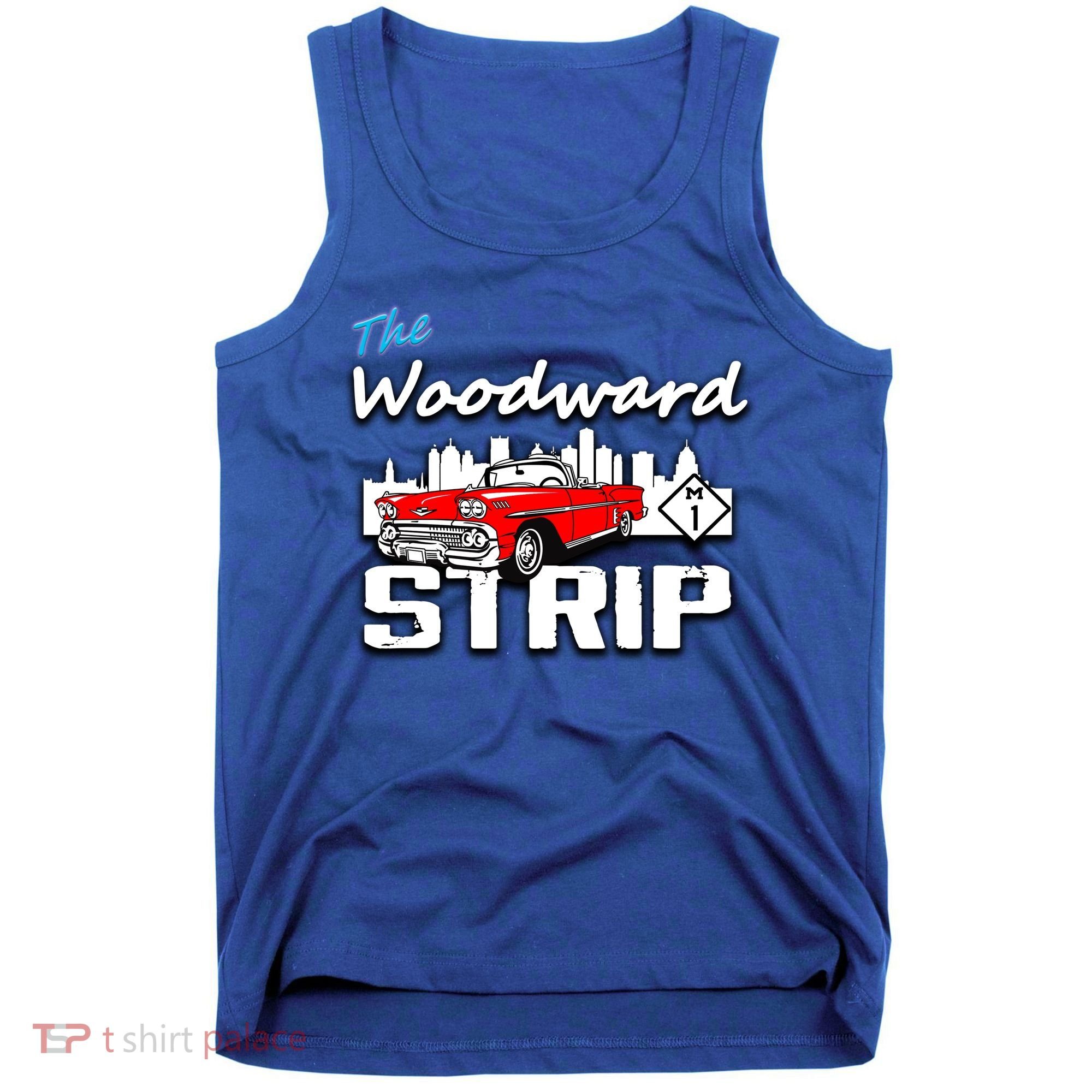 Woodward Strip Classic Car Tank Top