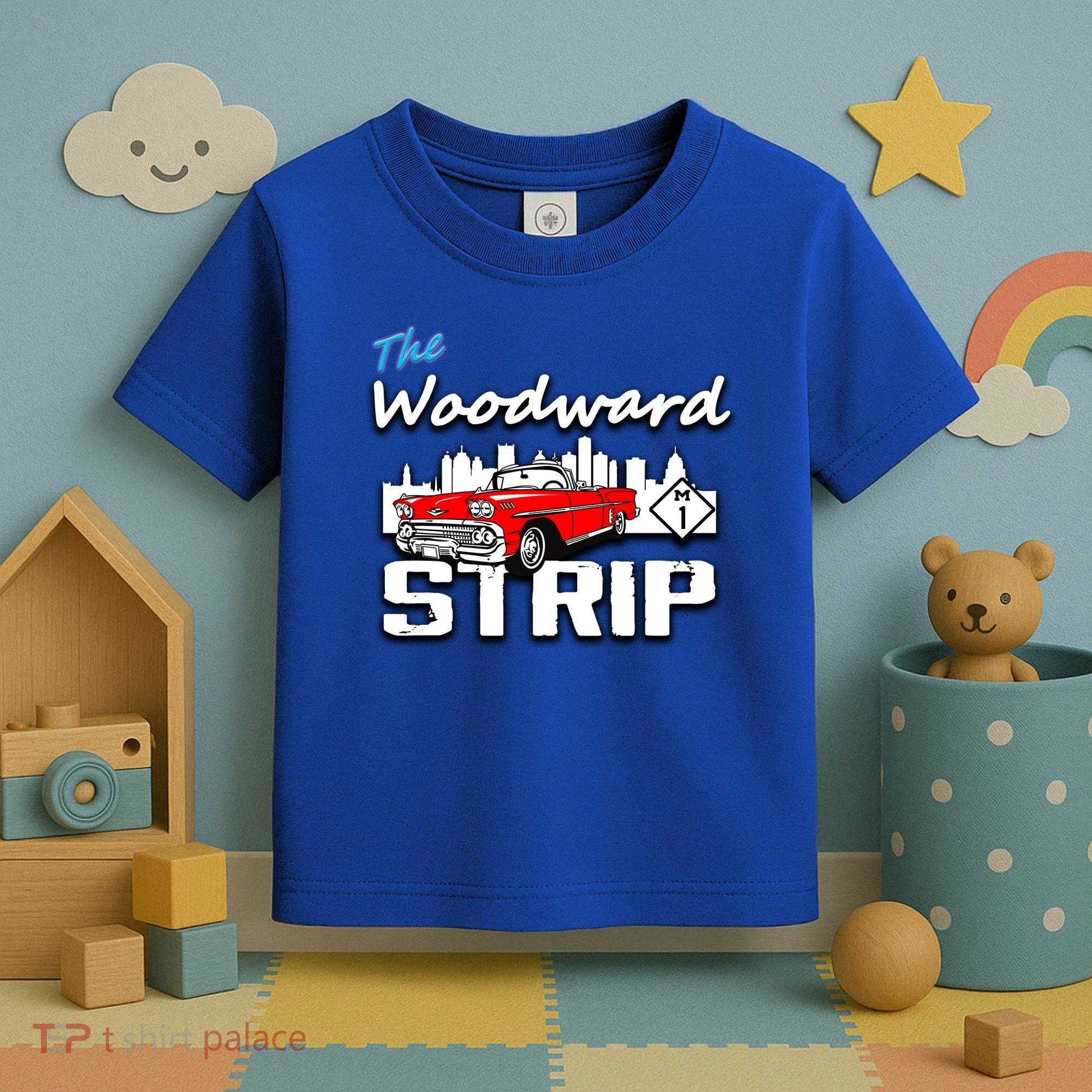 Woodward Strip Classic Car Toddler T-Shirt