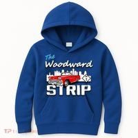 Woodward Strip Classic Car Kids Hoodie thumb 0