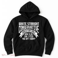 White Straight Conservative Christian Male Hoodie thumb 0