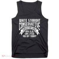 White Straight Conservative Christian Male Tank Top thumb 0