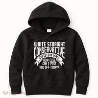 White Straight Conservative Christian Male Kids Hoodie thumb 0