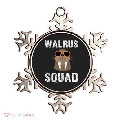 Walrus Squad Cute Funny Sea Animal Lover Gift Ornament