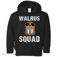 Walrus Squad Cute Funny Sea Animal Lover Gift Toddler Hoodie thumb 0
