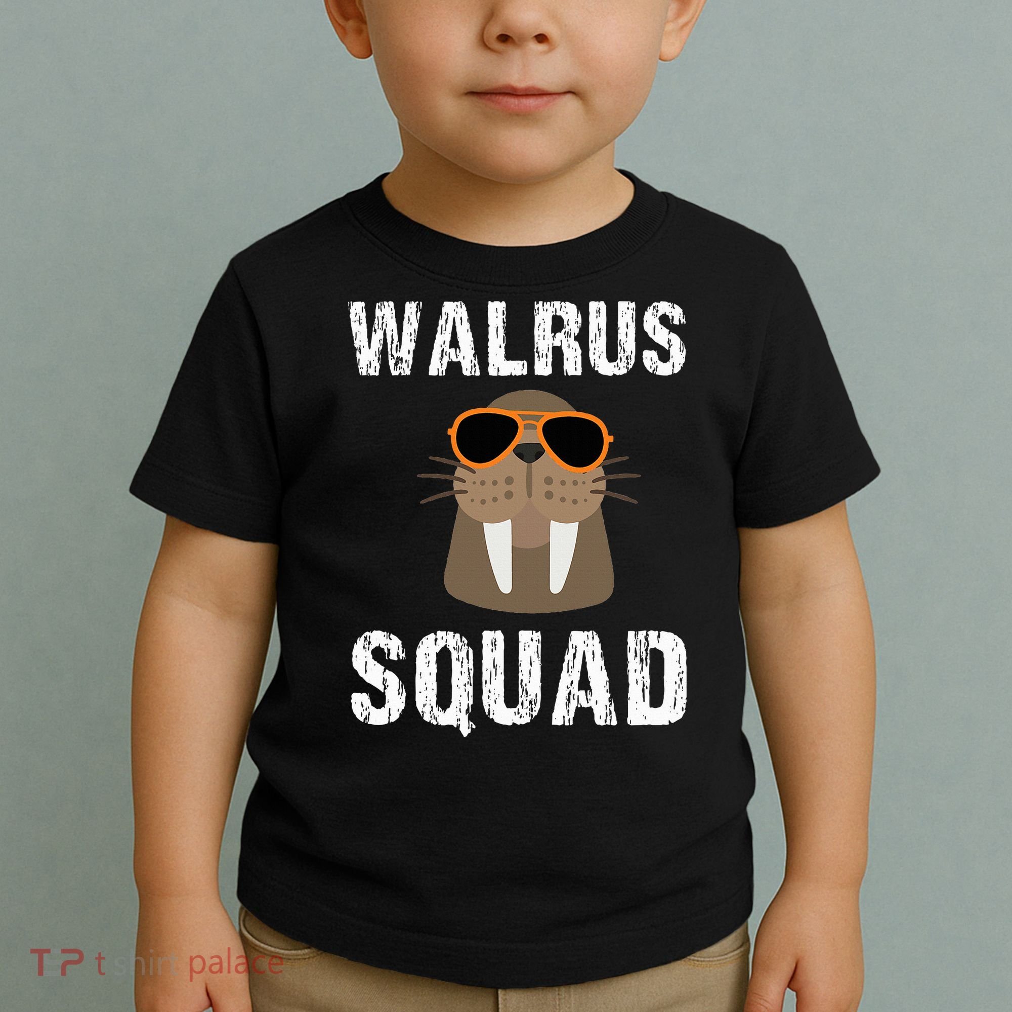 Walrus Squad Cute Funny Sea Animal Lover Gift Toddler T-Shirt