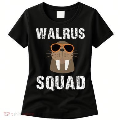 Walrus Squad Cute Funny Sea Animal Lover Gift Women's T-Shirt