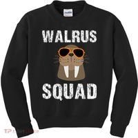 Walrus Squad Cute Funny Sea Animal Lover Gift Kids Sweatshirt thumb 0