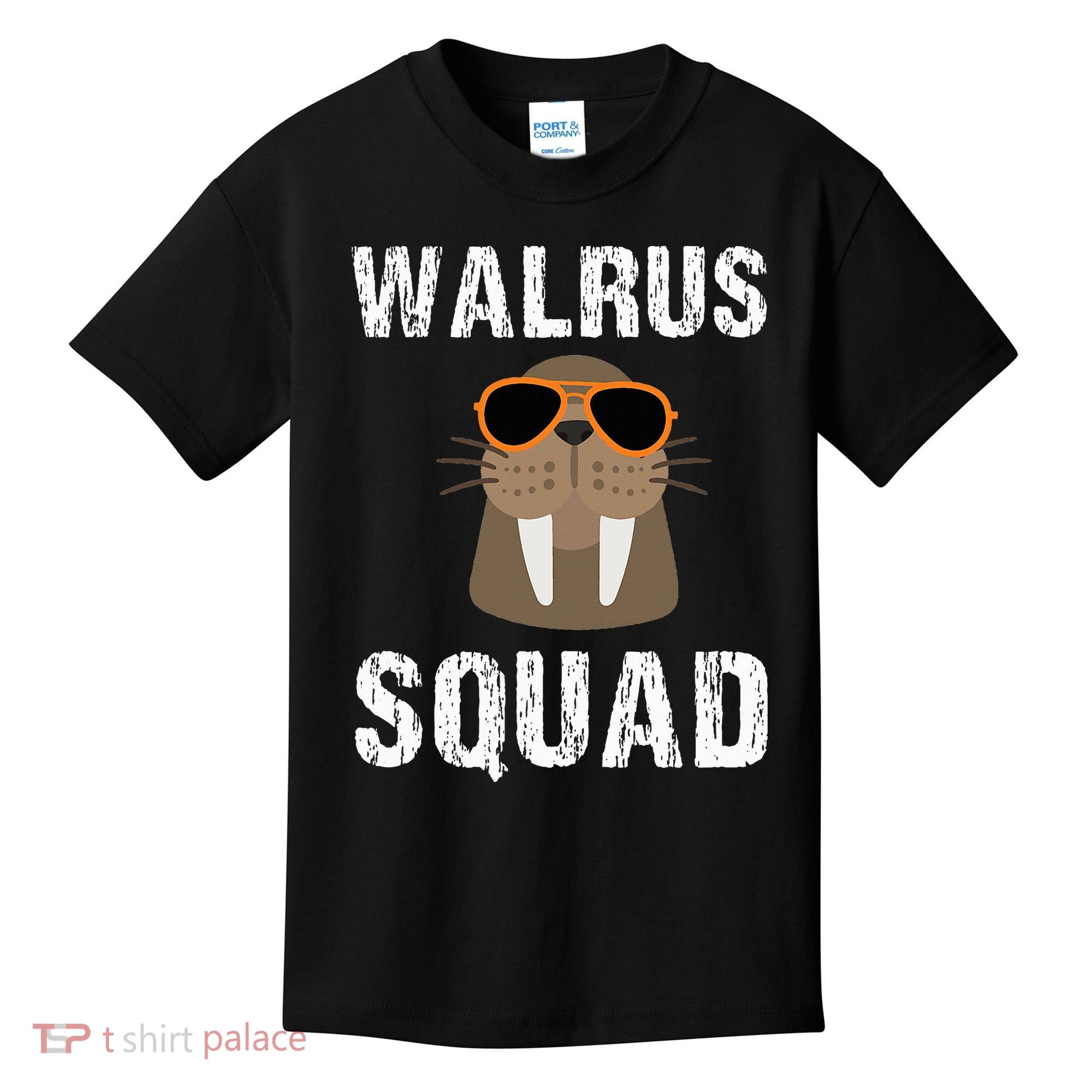 Walrus Squad Cute Funny Sea Animal Lover Gift Kids T-Shirt