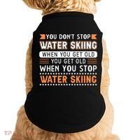 Water Skiing Cute Gift You Dont Stop Water Skiing Old Gift Doggie Tank thumb 0
