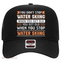 Water Skiing Cute Gift You Dont Stop Water Skiing Old Gift Hat thumb 0