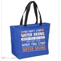 Water Skiing Cute Gift You Dont Stop Water Skiing Old Gift Tote Bag thumb 2