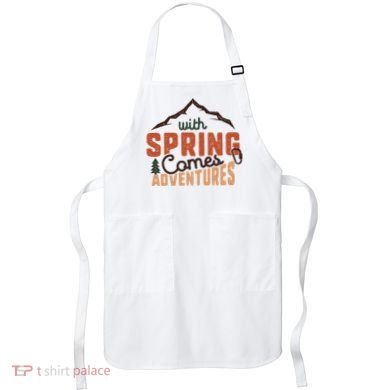 With Spring Comes Adventure Apron