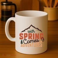 With Spring Comes Adventure Coffee Mug thumb 4