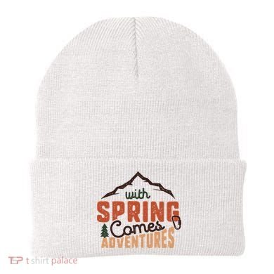 With Spring Comes Adventure Beanie