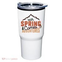 With Spring Comes Adventure Tumbler thumb 0