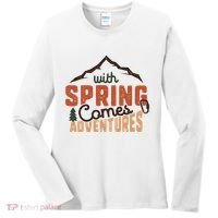 With Spring Comes Adventure Women's Long Sleeve Shirt thumb 0