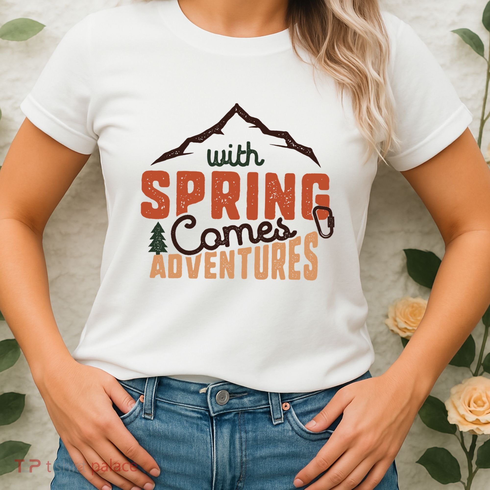 With Spring Comes Adventure Women's T-Shirt