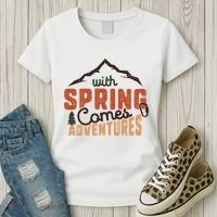 With Spring Comes Adventure Women's T-Shirt thumb 3