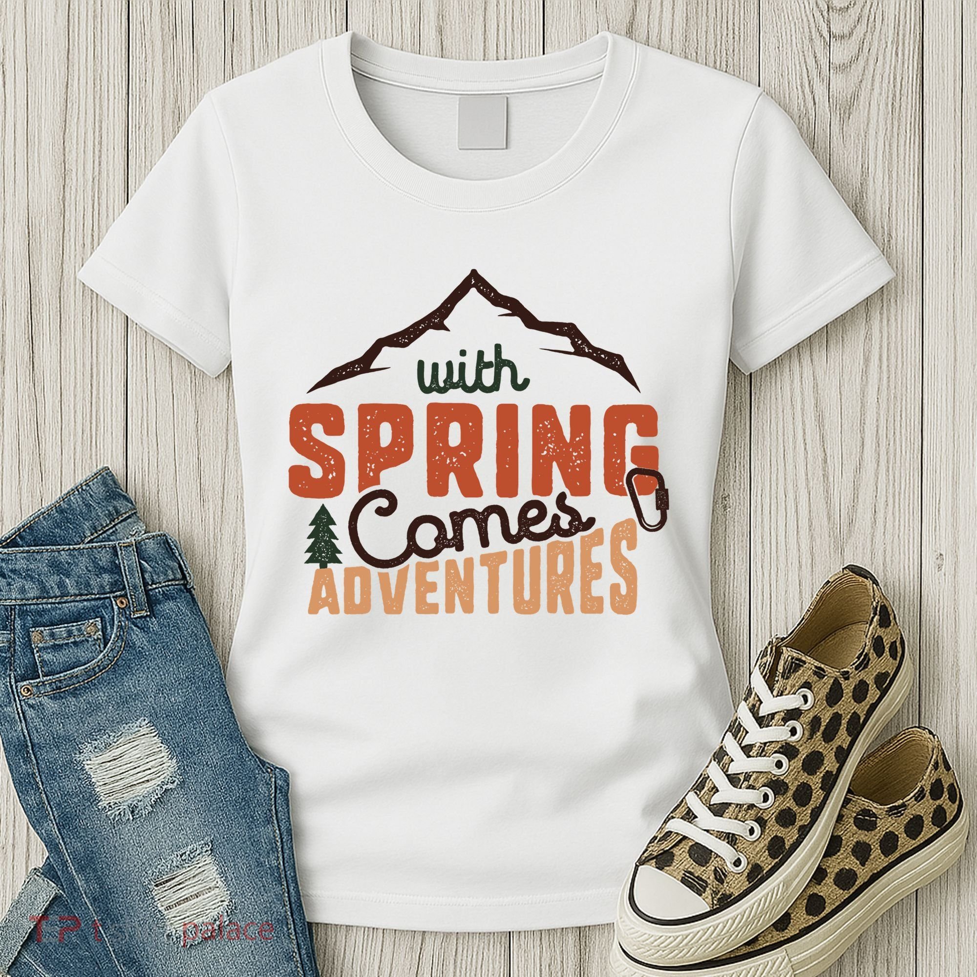 With Spring Comes Adventure Women's T-Shirt