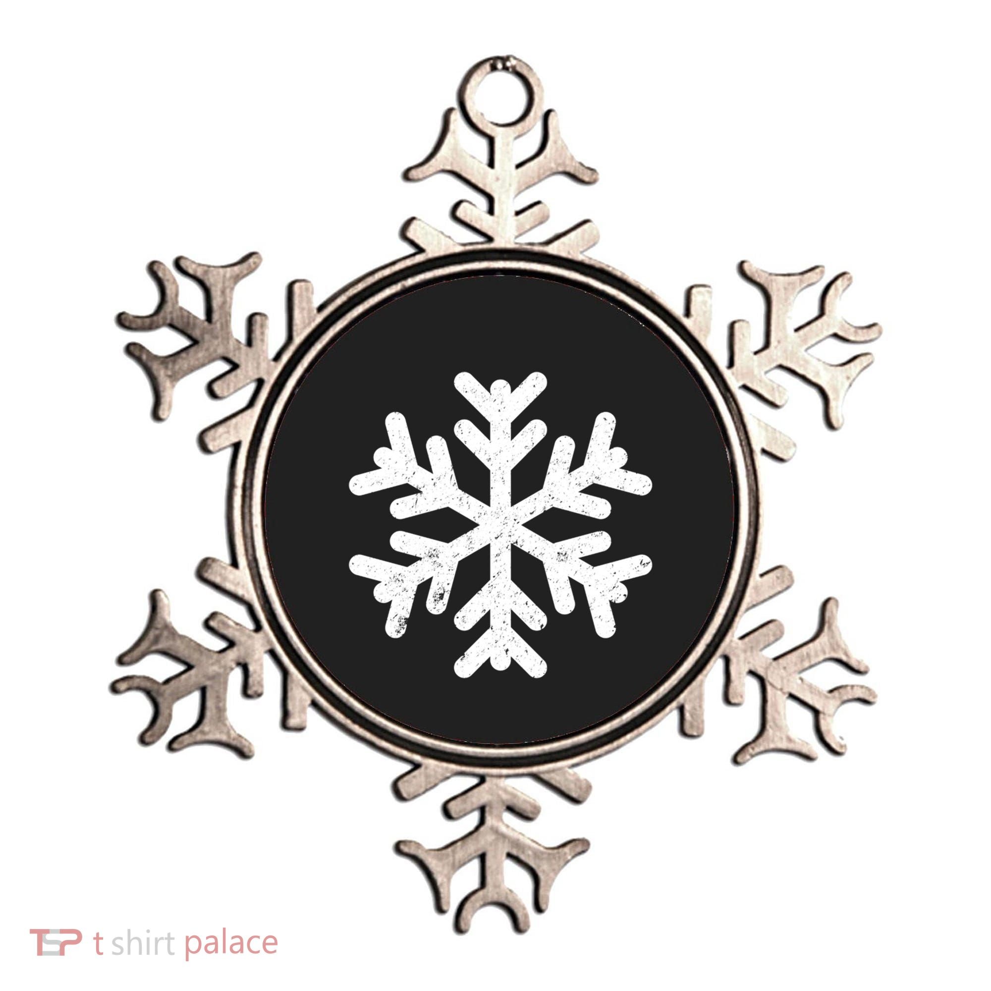 White Snowflake Cool Winter Sports Xmas Gift Meaningful Gift Ornament