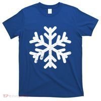 White Snowflake Cool Winter Sports Xmas Gift Meaningful Gift T-Shirt thumb 0