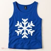 White Snowflake Cool Winter Sports Xmas Gift Meaningful Gift Tank Top thumb 2