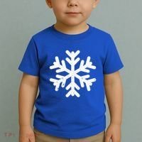 White Snowflake Cool Winter Sports Xmas Gift Meaningful Gift Toddler T-Shirt thumb 2