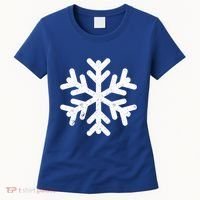 White Snowflake Cool Winter Sports Xmas Gift Meaningful Gift Women's T-Shirt thumb 0