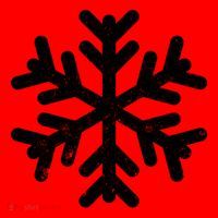 White Snowflake Cool Winter Sports Xmas Gift Meaningful Gift Santa Hat thumb 1