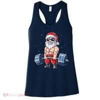 Weightlifting Santa Claus Christmas Fitness Gym Women's Tank Top thumb 0