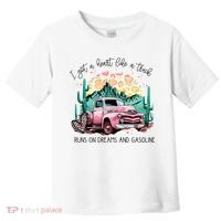 Western Sunset Cow I Got A Heart Like A Truck Toddler T-Shirt thumb 0