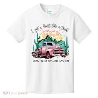 Western Sunset Cow I Got A Heart Like A Truck Kids T-Shirt thumb 0