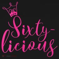 Wo Sixty-licious Crown Queen 60th Birthday Pink Sixtylicious V-Neck Hoodie thumb 7