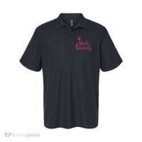 Wo Sixty-licious Crown Queen 60th Birthday Pink Sixtylicious V-Neck Polo thumb 0